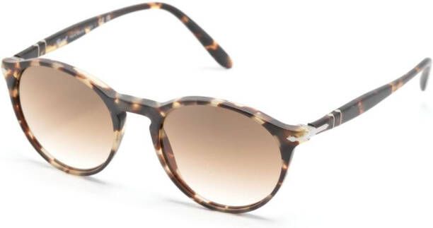 Persol Zonnebril met rond montuur Grijs