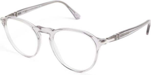 Persol Bril met rond montuur Grijs