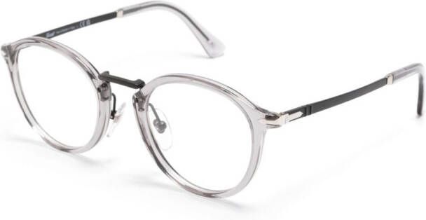 Persol Vico bril met rond montuur Grijs