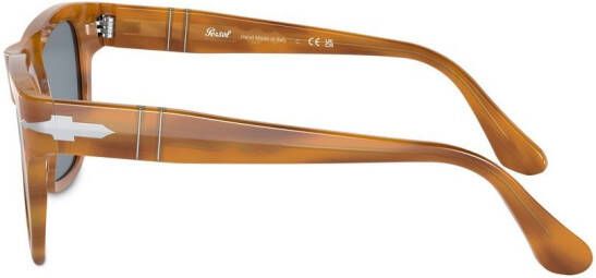 Persol Zonnebril met wayfarer montuur Groen
