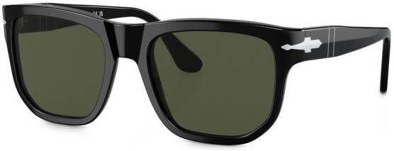 Persol Zonnebril met wayfarer montuur Zwart