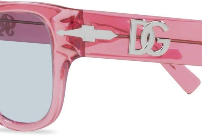 Persol x D&G PO3294S zonnebril met vierkant montuur Roze