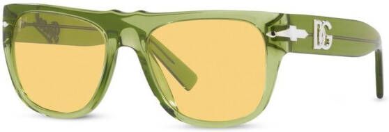 Persol x D&G PO3295S zonnebril met vierkant montuur Groen