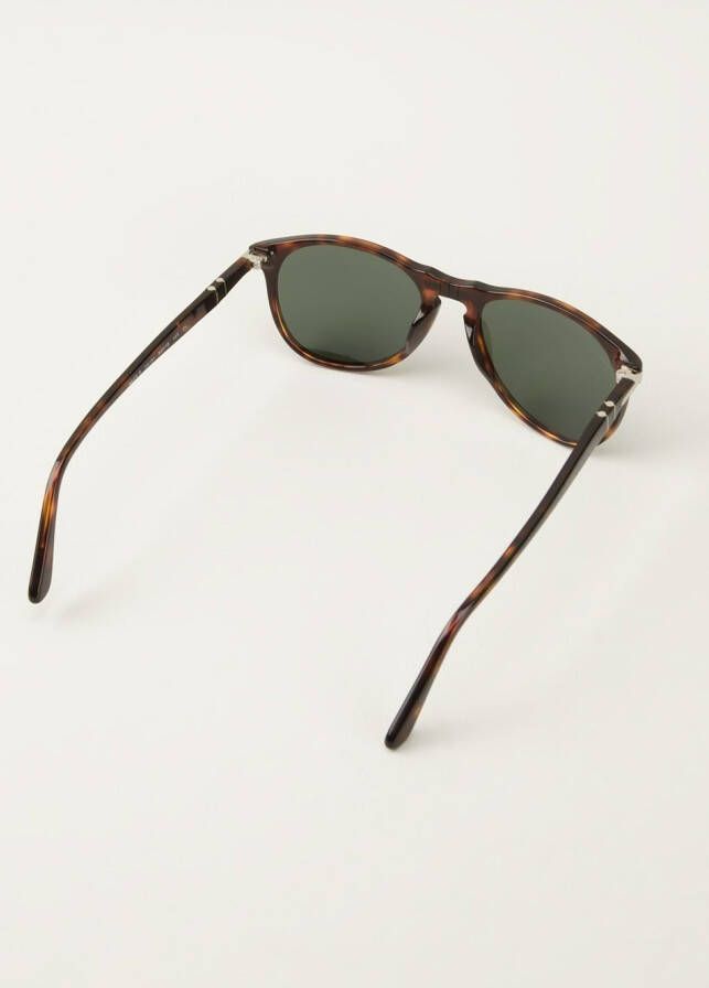 Persol zonnebril met ovalen frame Bruin