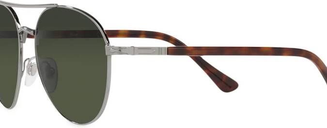 Persol Zonnebril met piloten montuur Grijs