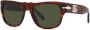 Persol Zonnebril met rechthoekig montuur Groen - Thumbnail 2
