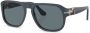 Persol Zonnebril met rond montuur Blauw - Thumbnail 3