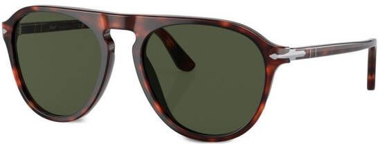 Persol Zonnebril met rond montuur Groen