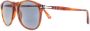 Persol Zonnebril met rond montuur Bruin - Thumbnail 1