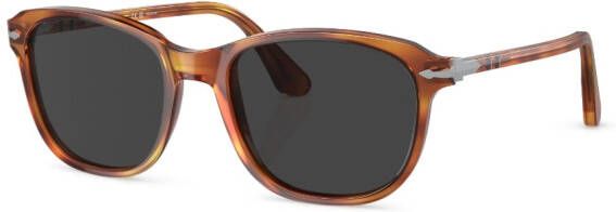 Persol Zonnebril met rond montuur Bruin