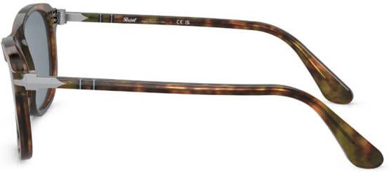 Persol Zonnebril met rond montuur Groen