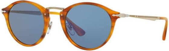 Persol Zonnebril met rond montuur Bruin