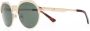 Persol Zonnebril met rond montuur Goud - Thumbnail 2