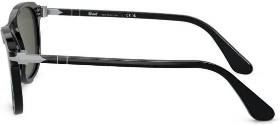 Persol Zonnebril met rond montuur Zwart