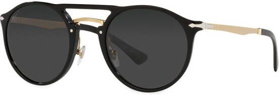 Persol Zonnebril met rond montuur Zwart