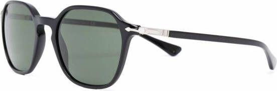 Persol Zonnebril met rond montuur Zwart