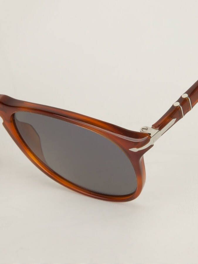 Persol zonnebril met ronde glazen Bruin