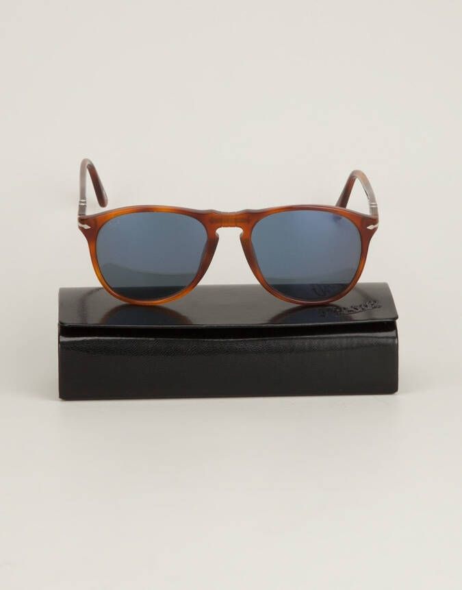 Persol zonnebril met ronde glazen Bruin