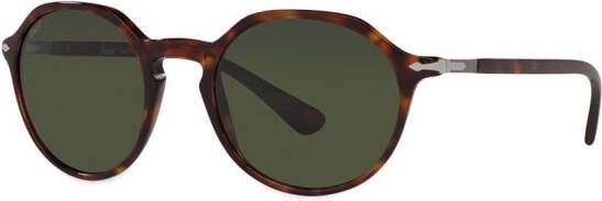 Persol Zonnebril met schildpadschild design Bruin