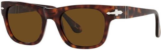 Persol Zonnebril met vierkant montuur Groen