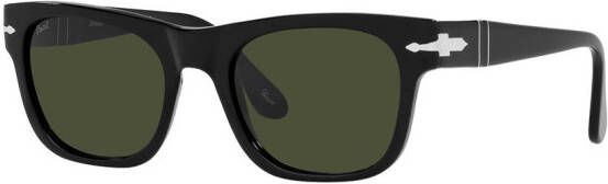 Persol Zonnebril met vierkant montuur Zwart