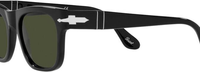 Persol Zonnebril met vierkant montuur Zwart