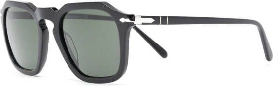 Persol Zonnebril met vierkant montuur Zwart