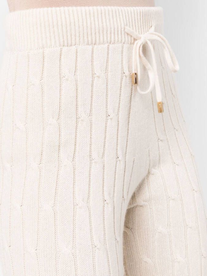 Peserico Broek met trekkoord Beige