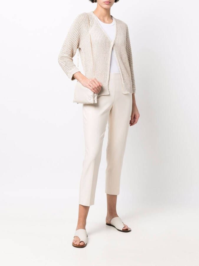 Peserico Cropped broek Beige