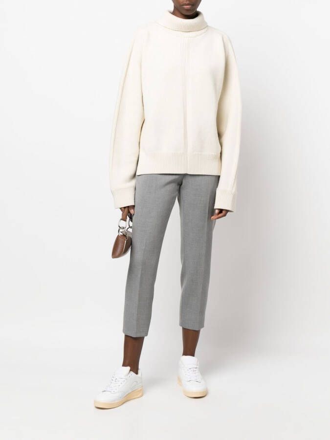Peserico Cropped broek Grijs