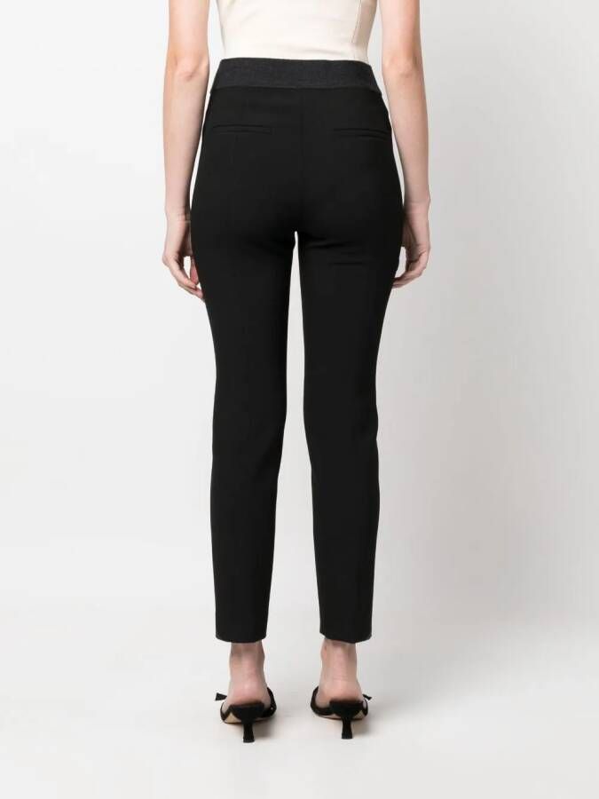 Peserico Cropped broek Zwart