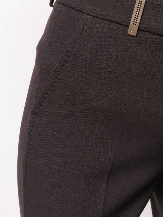 Peserico Cropped broek Zwart