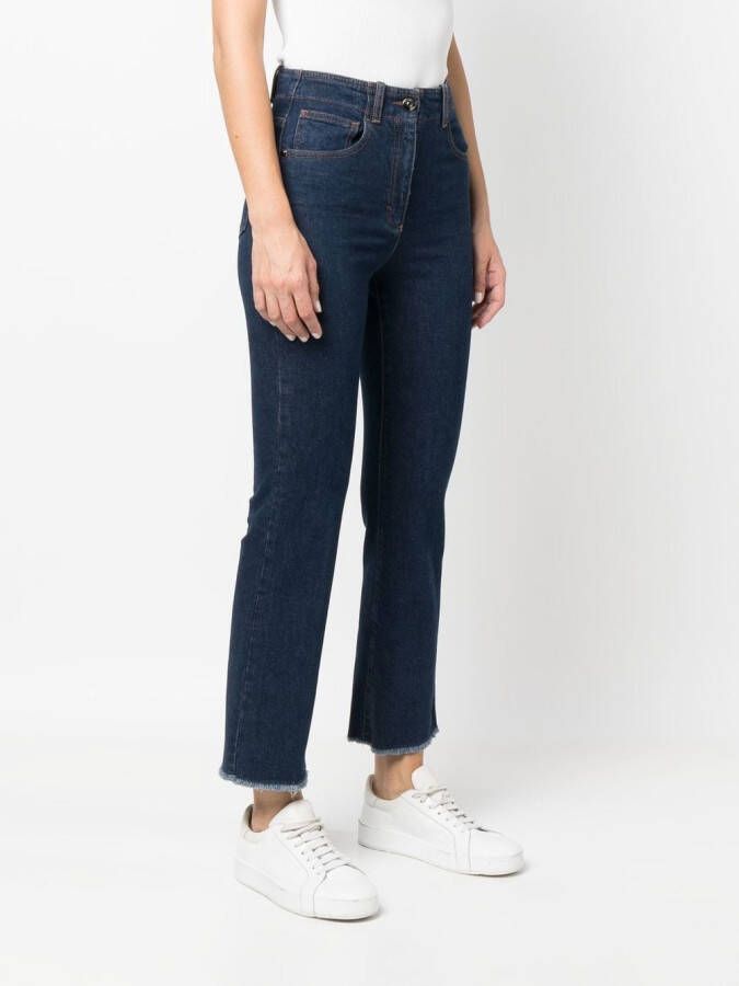 Peserico Cropped jeans Blauw