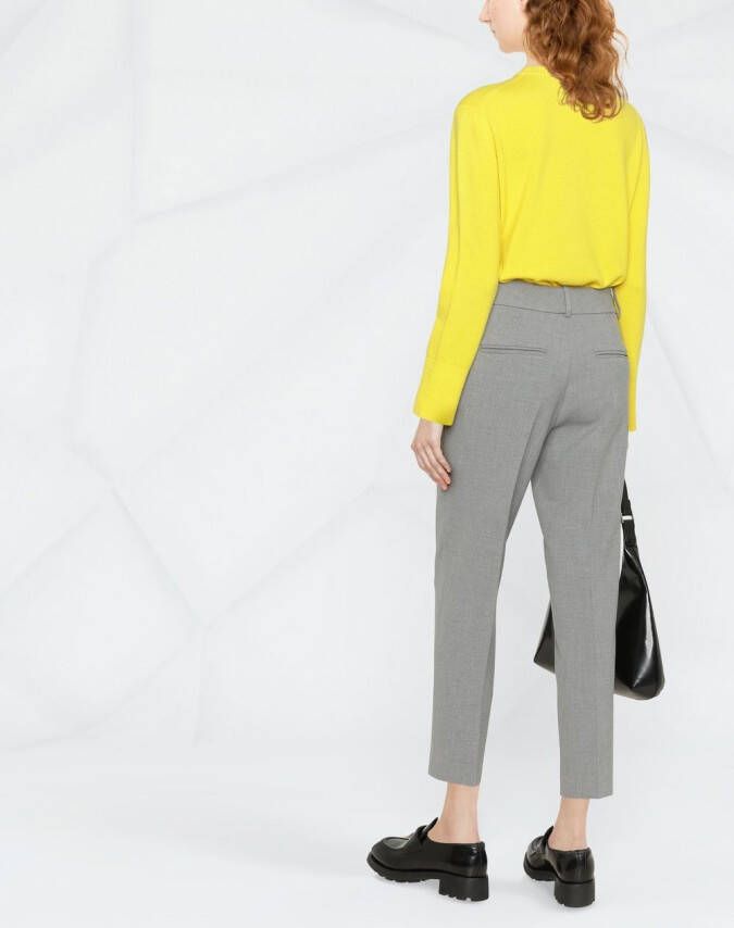 Peserico Cropped pantalon Grijs