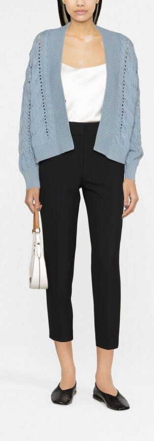 Peserico Cropped pantalon Zwart