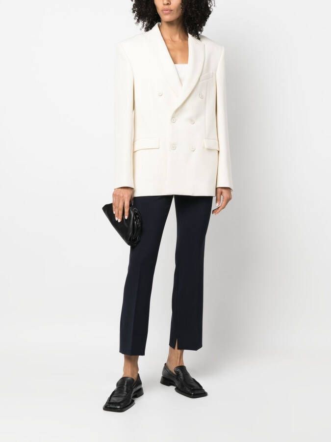 Peserico Cropped pantalon Blauw