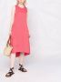 Peserico Gelaagde mouwloze jurk Roze - Thumbnail 2