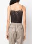 Peserico Geweven tanktop Bruin - Thumbnail 4