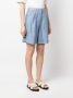 Peserico Linnen bermuda shorts Blauw - Thumbnail 3