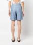 Peserico Linnen bermuda shorts Blauw - Thumbnail 4