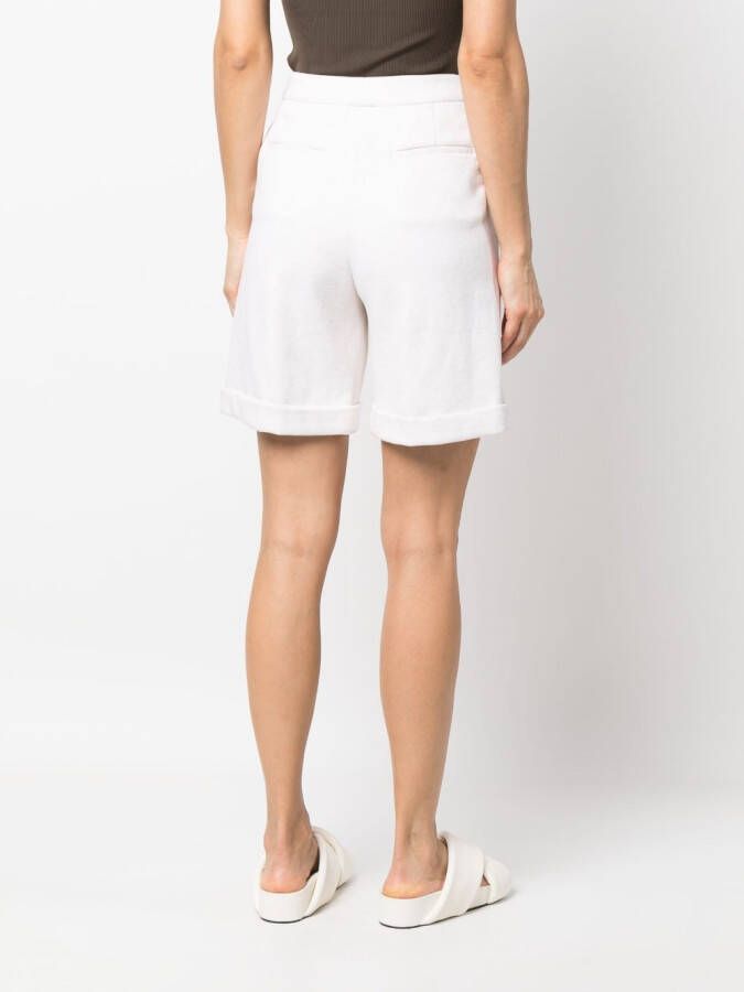 Peserico Straight shorts Beige