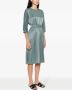 Peserico Midi-jurk met gestrikte taille Groen - Thumbnail 3