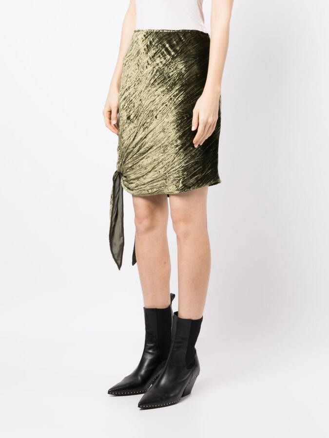 Petar Petrov Asymmetrische mini-rok Groen