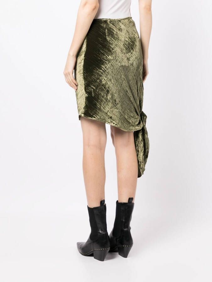 Petar Petrov Asymmetrische mini-rok Groen