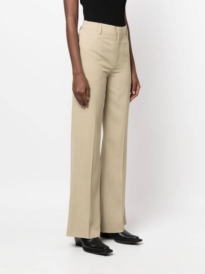 Petar Petrov Bootcut pantalon Beige