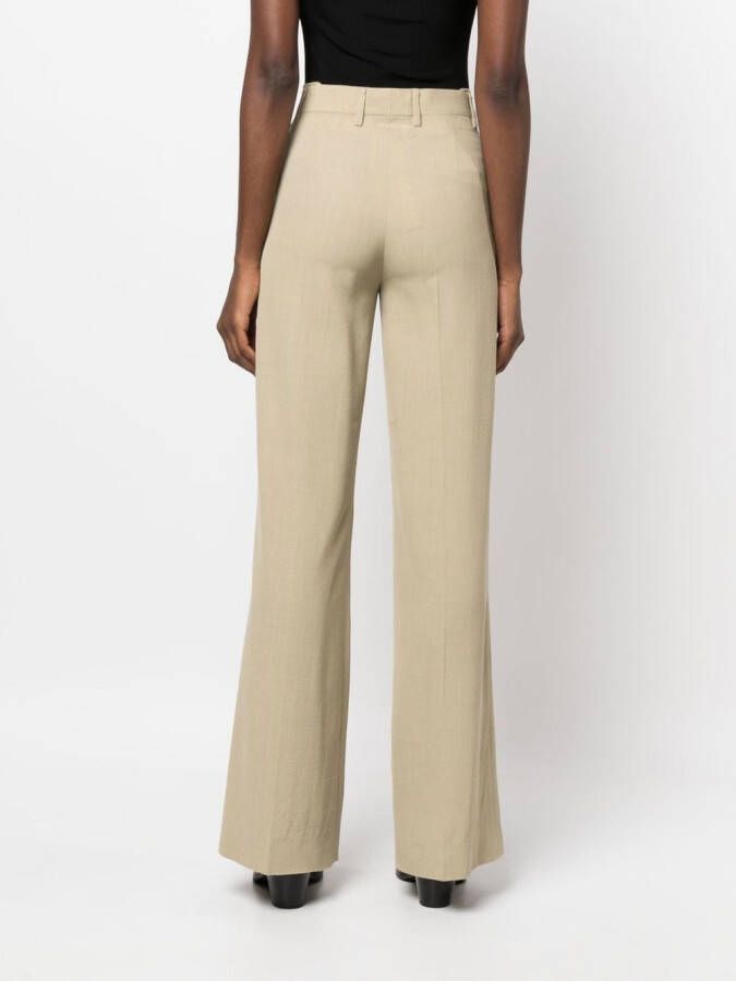 Petar Petrov Bootcut pantalon Beige