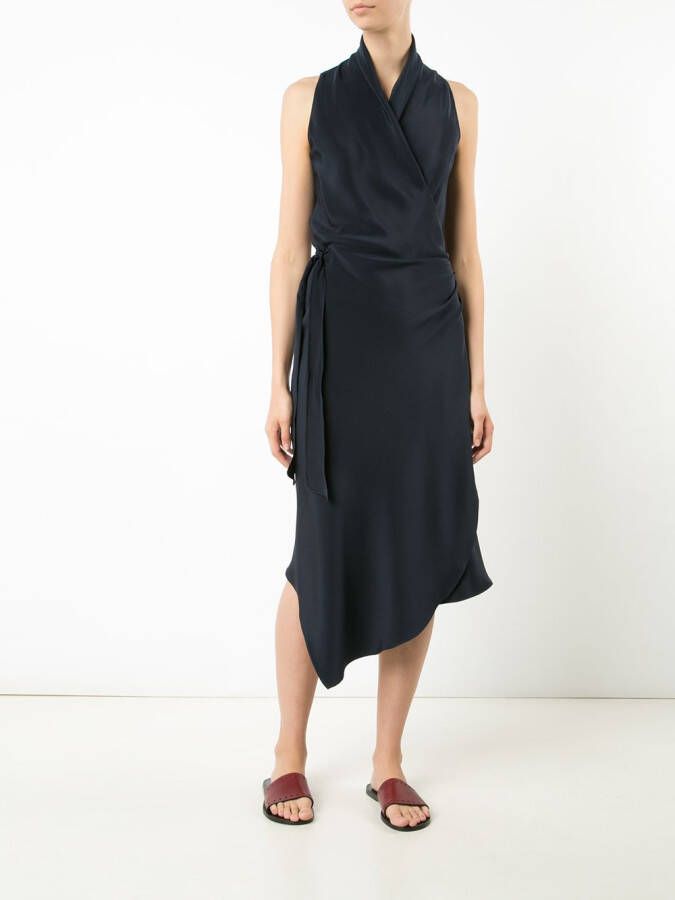 Peter Cohen Victor wrap dress Blauw