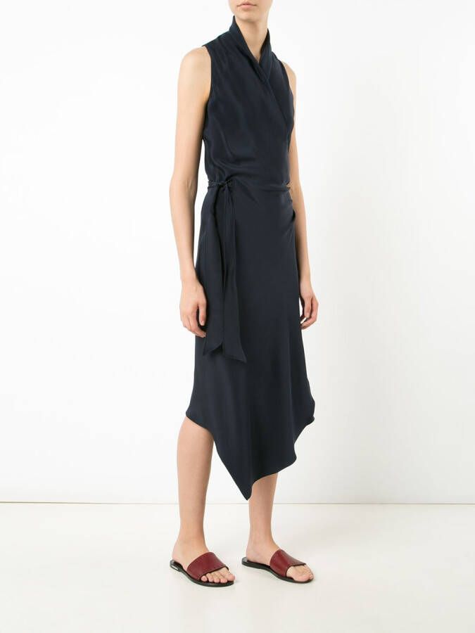 Peter Cohen Victor wrap dress Blauw
