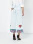 Peter Pilotto embroidered patch cropped jeans Blauw - Thumbnail 4
