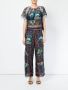 Peter Pilotto lace patch overlay trousers Zwart - Thumbnail 2